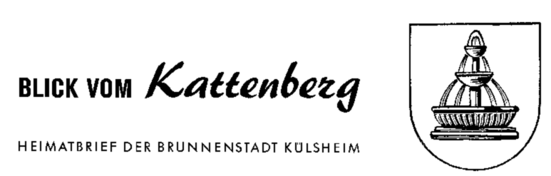 Der Külsheimer Heimatbrief - Blick vom Kattenberg
