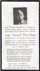Josef Stecher